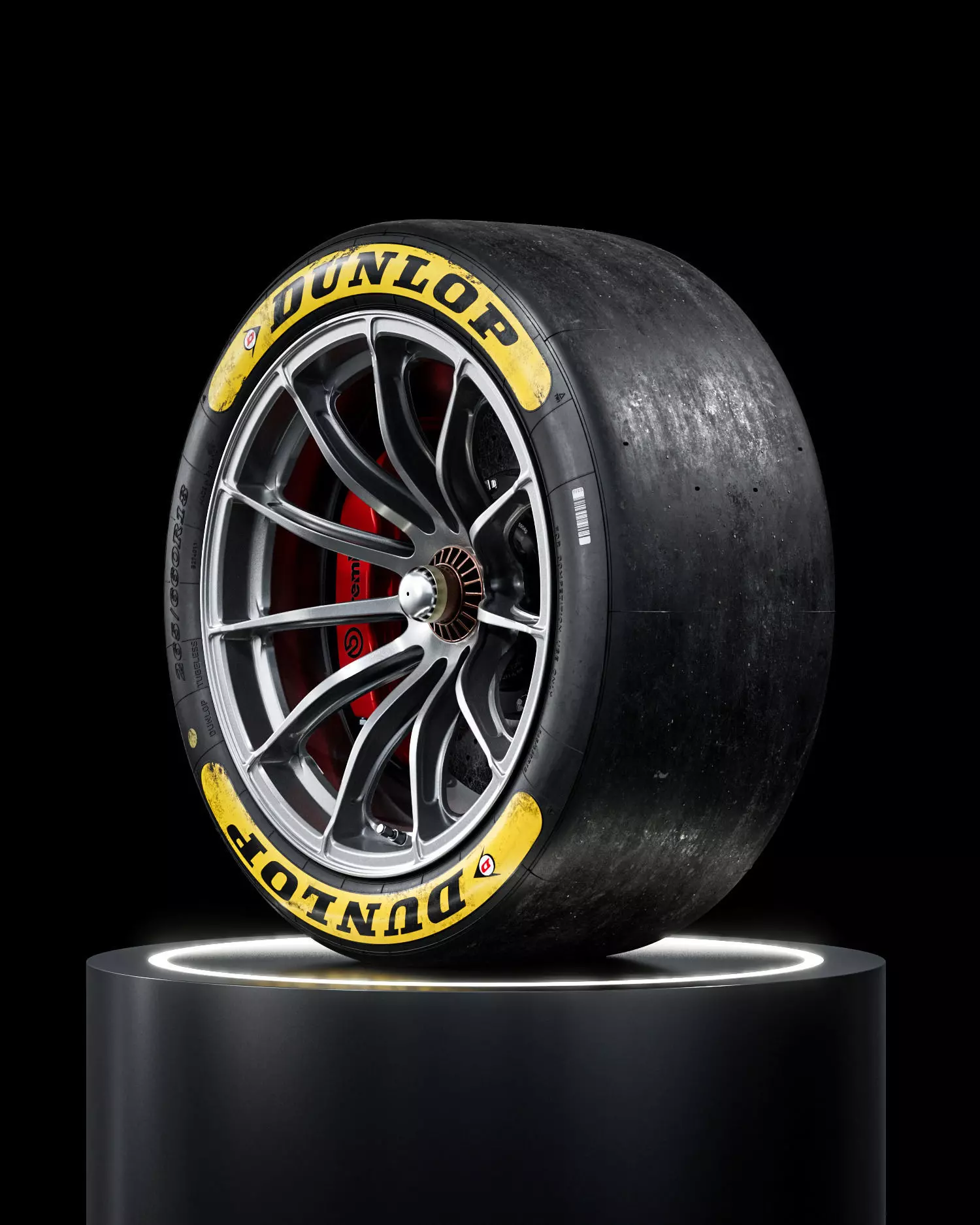 Dunlop LeMans24 265 660 R18 Front 3D model_0