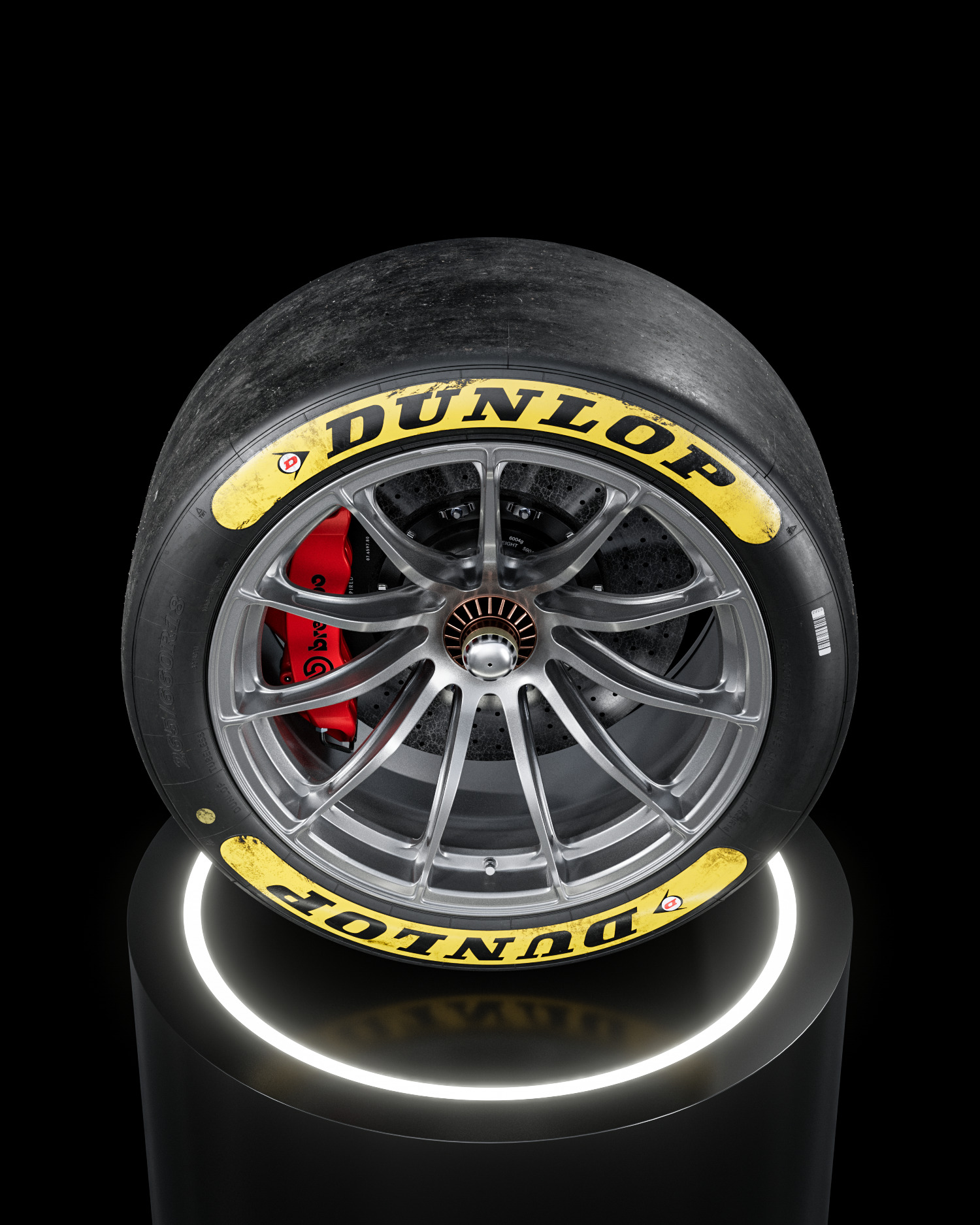 Dunlop LeMans24 265 660 R18 Front 3D model_2