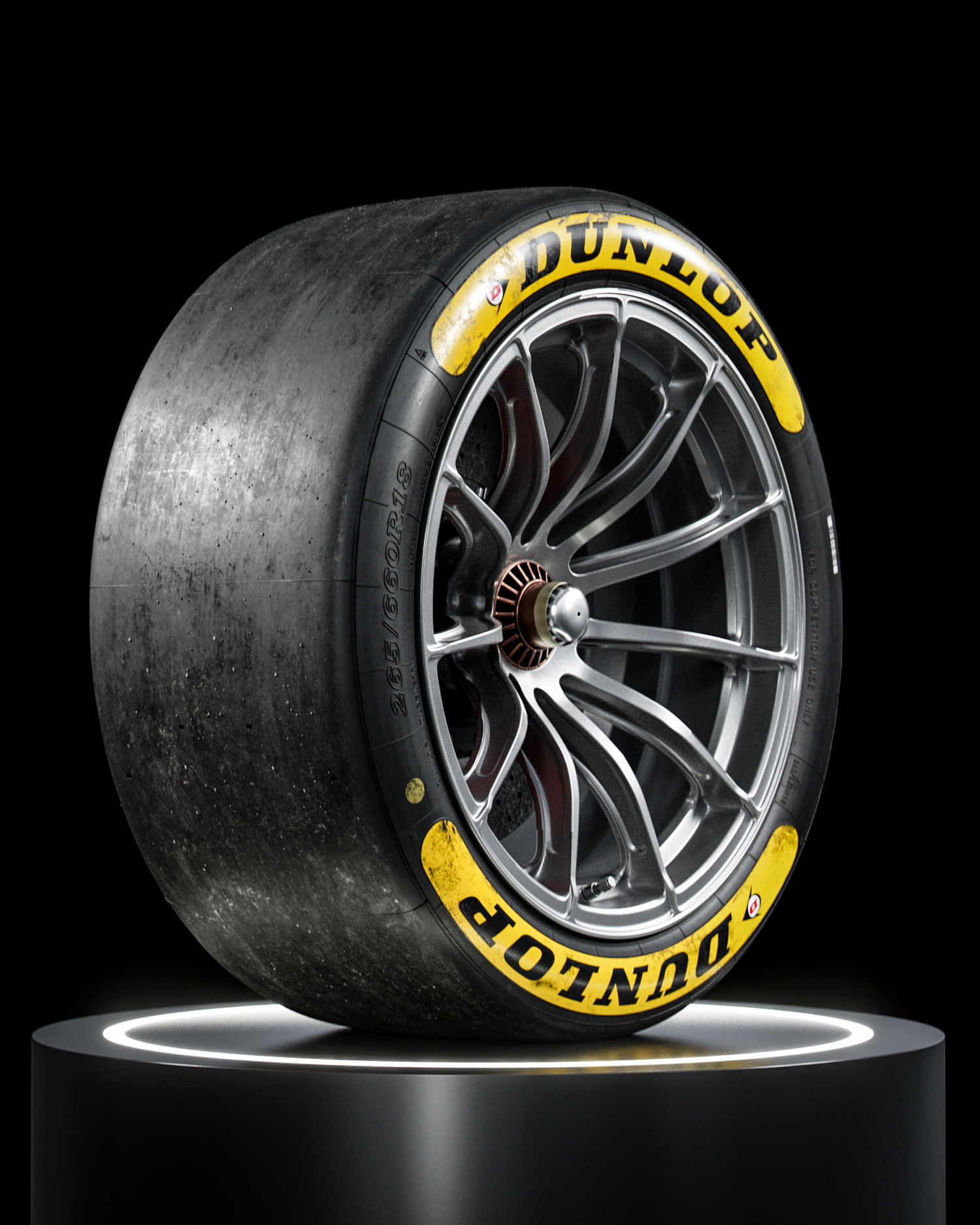 Dunlop LeMans24 265 660 R18 Front 3D model_8