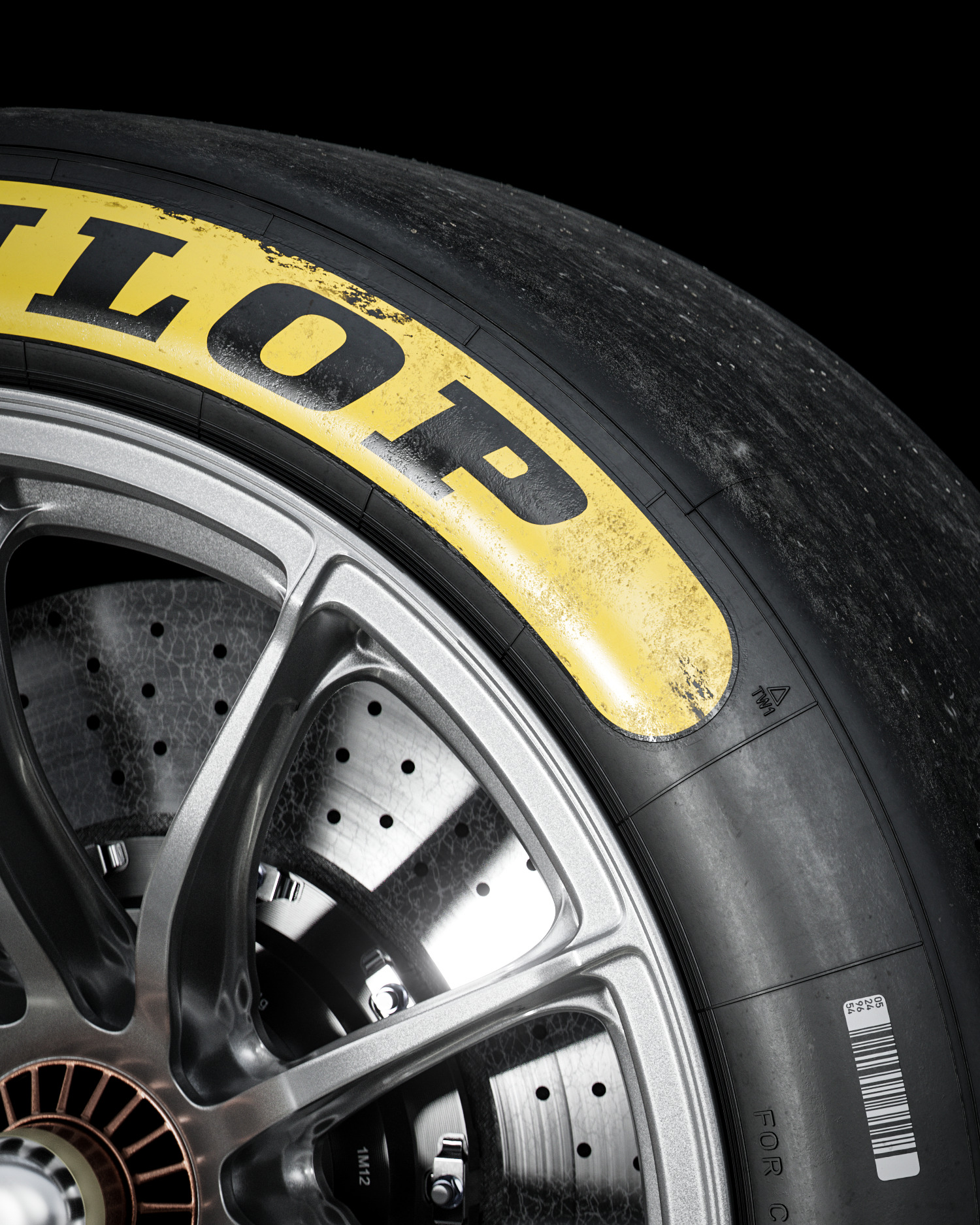 Dunlop LeMans24 265 660 R18 Front 3D model_6