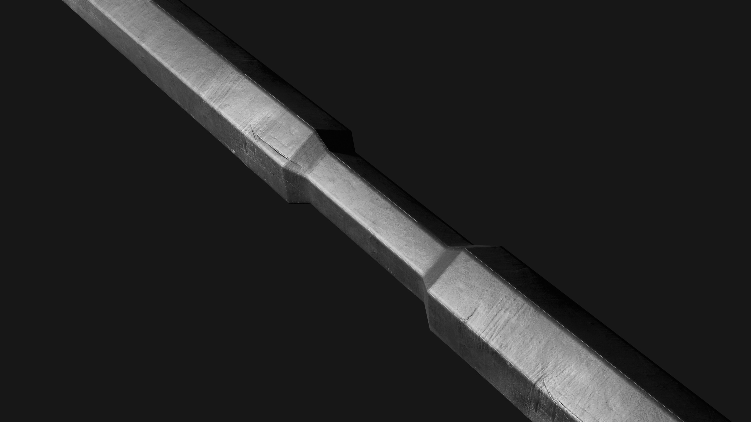 Mace- PBR Game Ready model  Low-poly 3D model_5