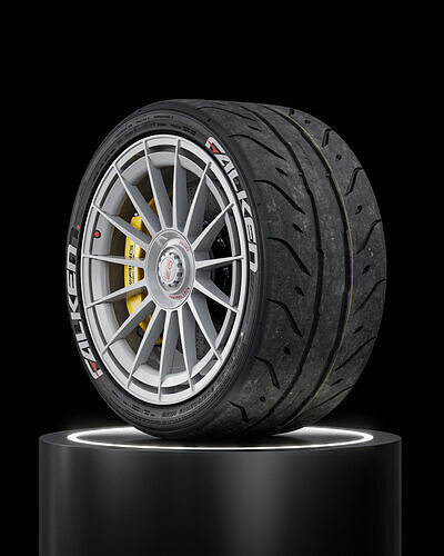 Falken Azenis RT660 305 30 ZR19 102W 3D model