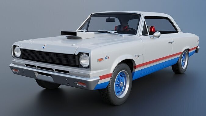 AMC Hurst SC Rambler 1969 3D print model 3