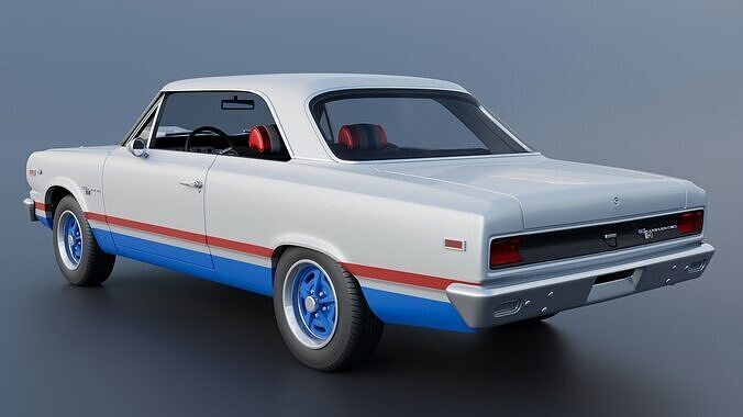AMC Hurst SC Rambler 1969 3D print model 5