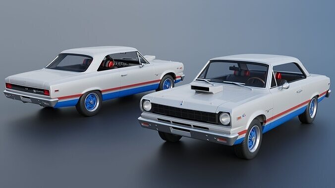 AMC Hurst SC Rambler 1969 3D print model 2