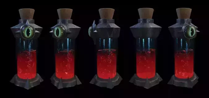 Occult Potion Bottle Eye of the Ember Cult