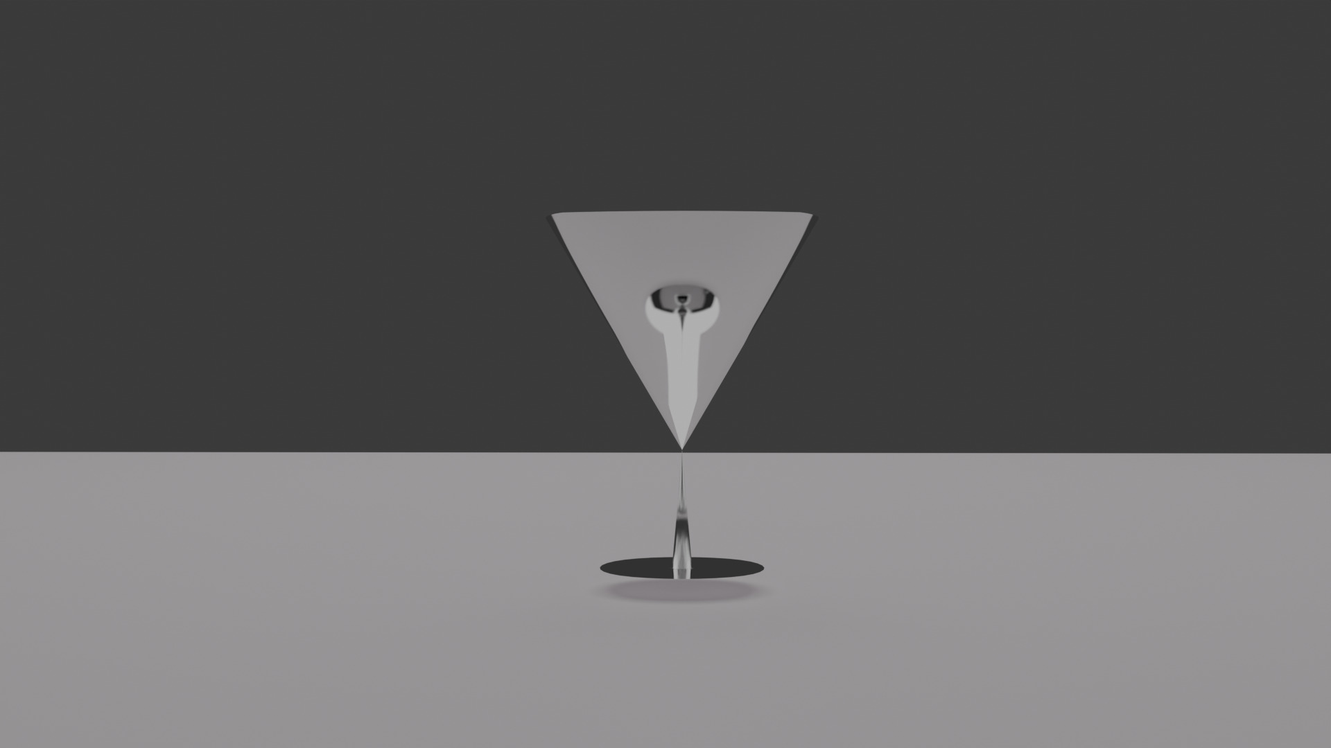 Glas cup for 2 3D model_2