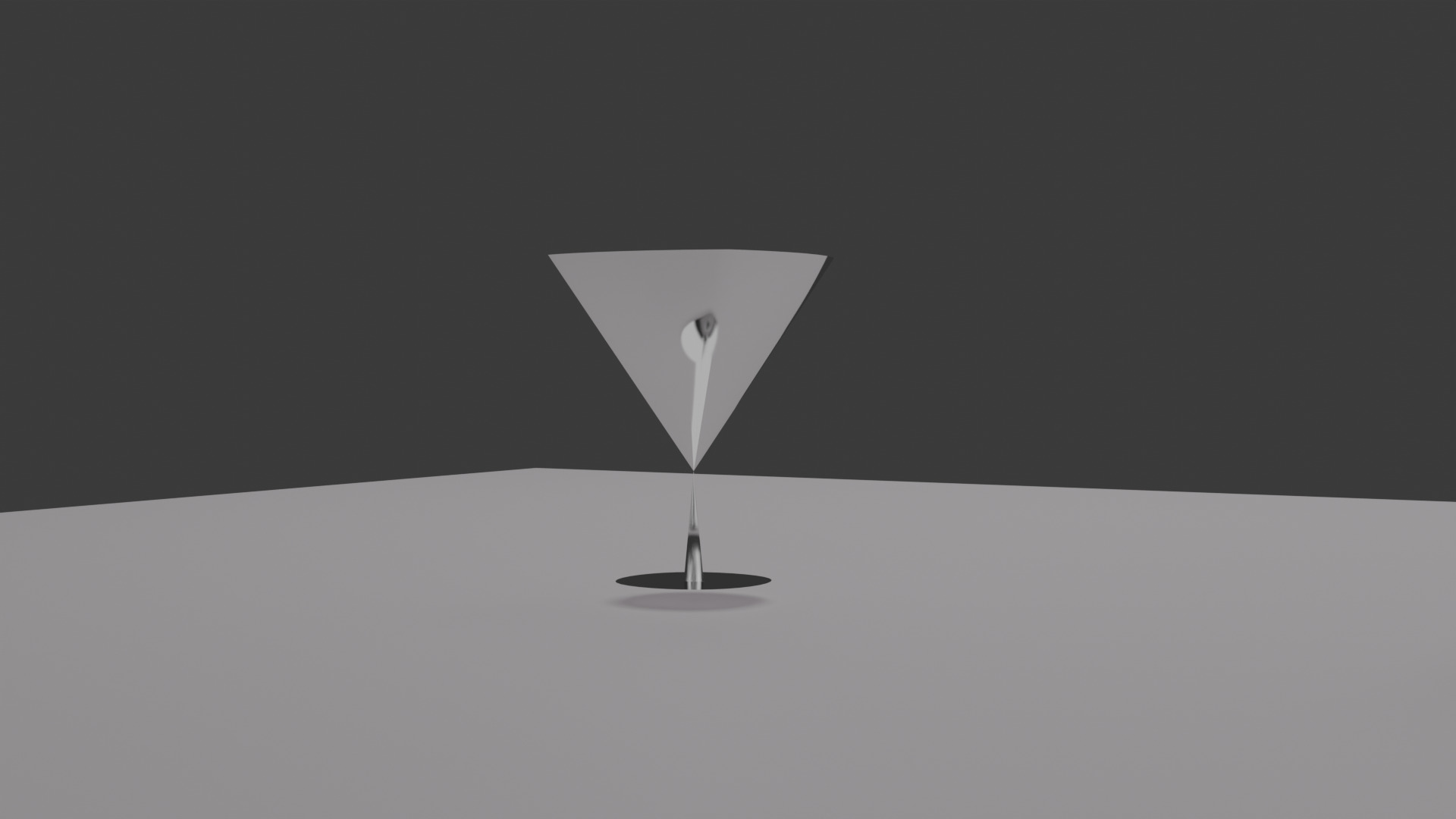 Glas cup for 2 3D model_4