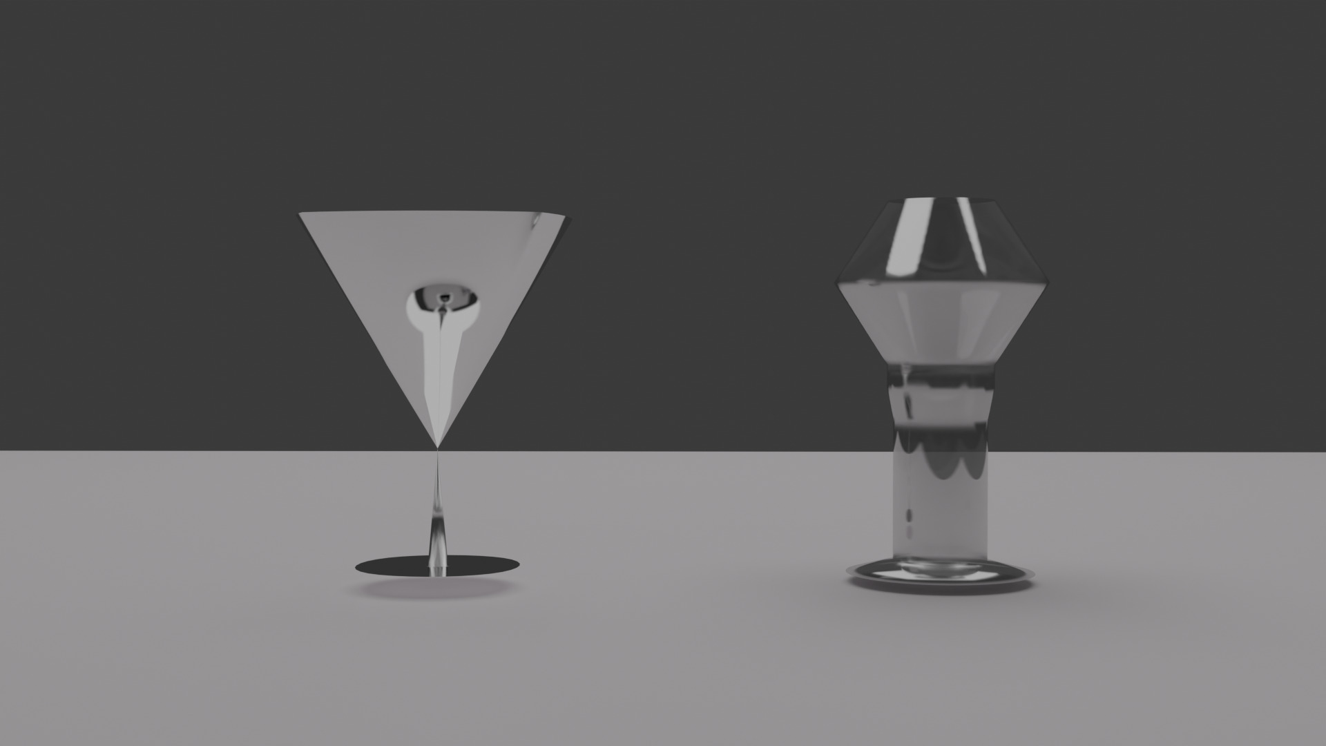 Glas cup for 2 3D model_9