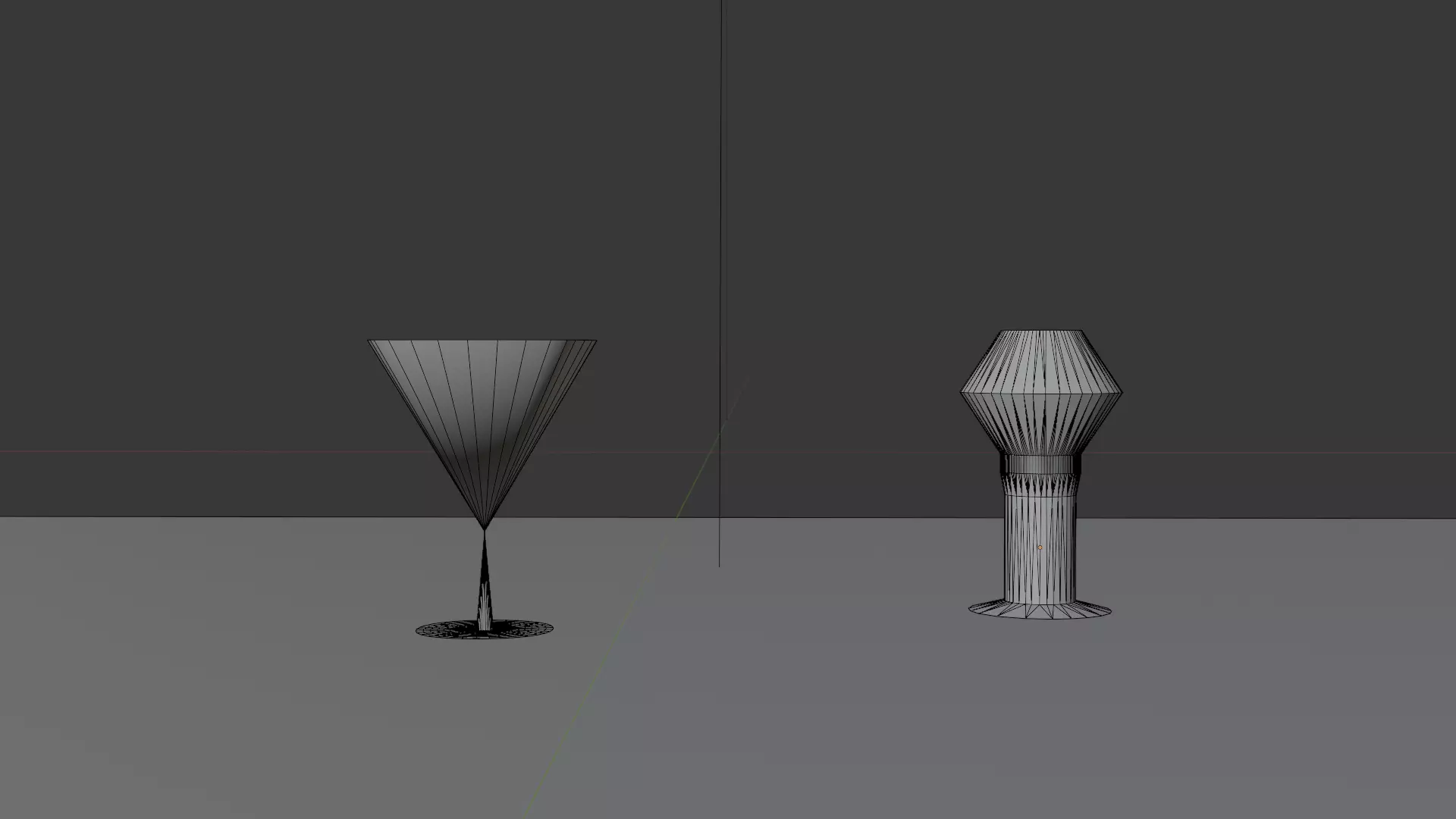 Glas cup for 2 3D model_0
