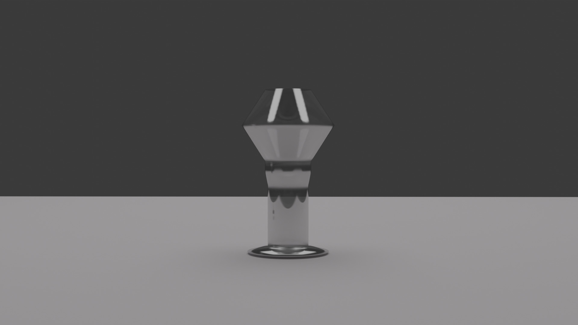 Glas cup for 2 3D model_1