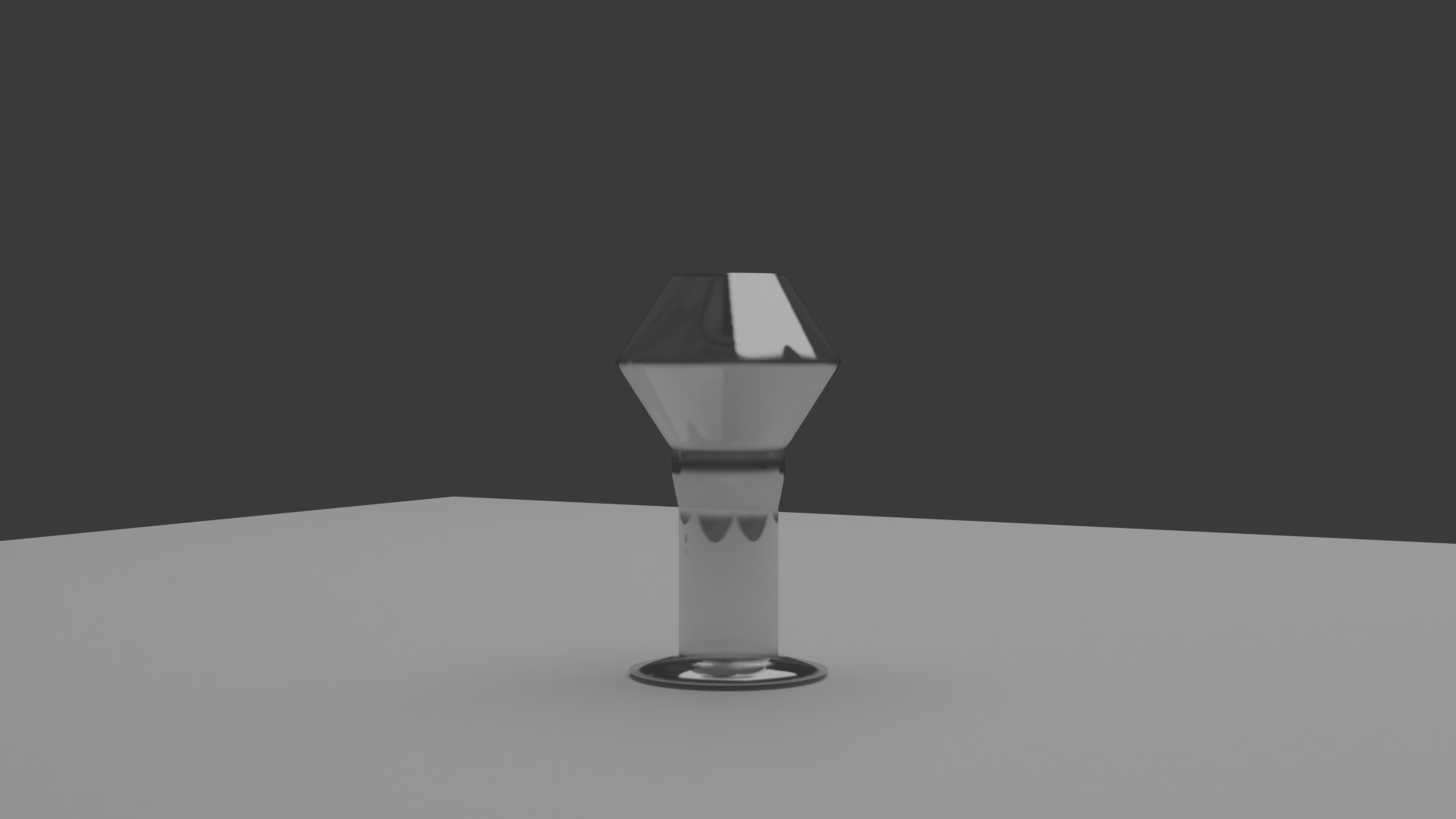Glas cup for 2 3D model_7