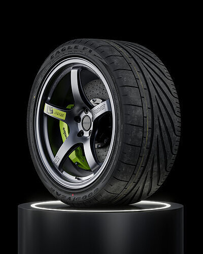 Goodyear Eagle F1 SuperCar G2 305 35 ZR20 104Y 3D model