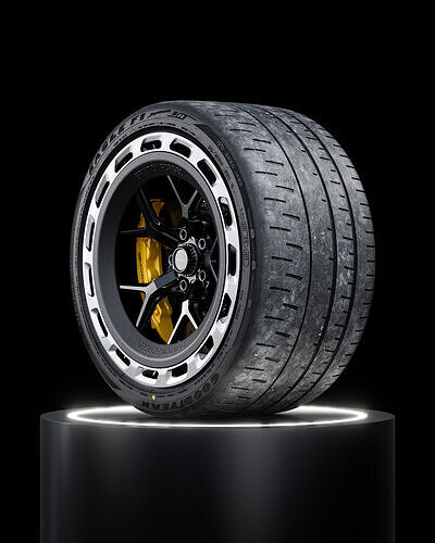 Goodyear Eagle F1 SuperCar 3R 305 30ZR19 98Y SL 3D model