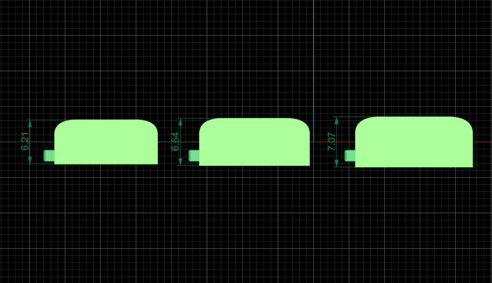 PACK Cuban Locks Clasp 14mm 15mm 16mm 3D print model_3