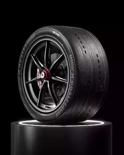 Hoosier R7 295 35 ZR19 3D model