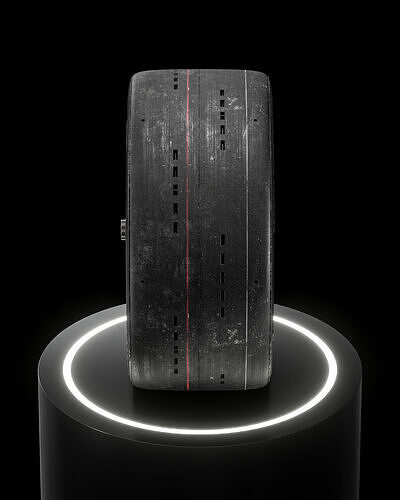 Hoosier R7 295 35 ZR19 3D model 7