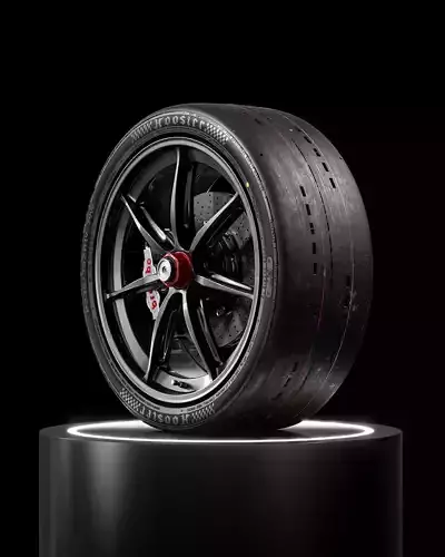 Hoosier R7 235 35 ZR19 3D model