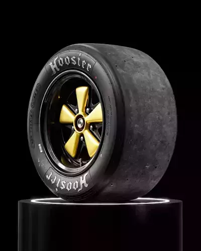 Hoosier NWES GT 330 700 R15 3D model