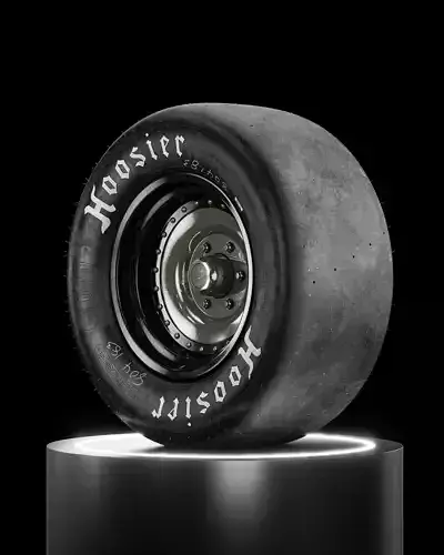 Hoosier Asphalt Short Track 1070 v2 3D model