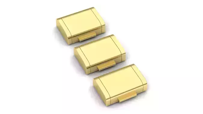 PACK Cuban Locks Clasp 17mm 18mm 19mm 3D print model