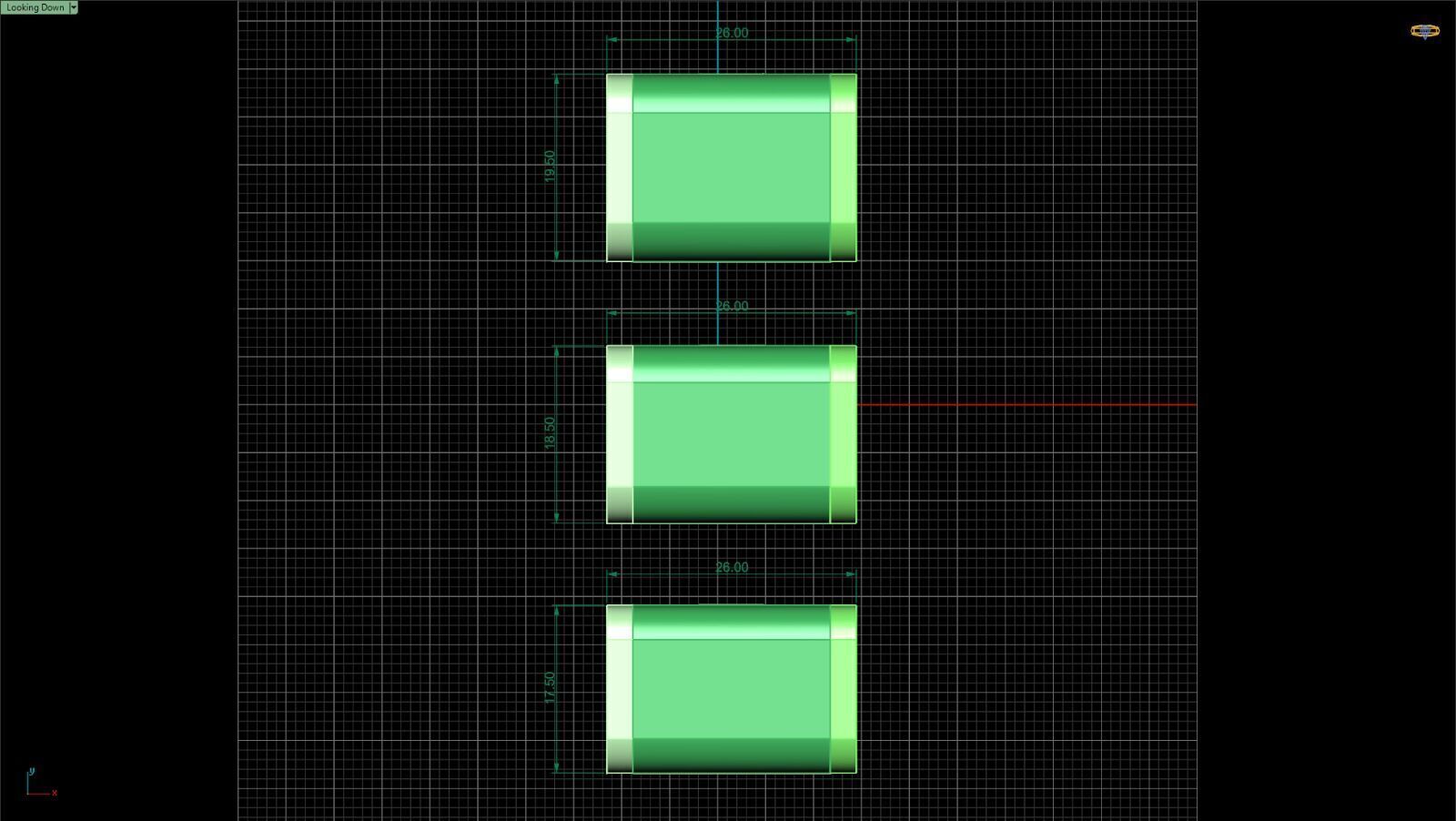 PACK Cuban Locks Clasp 17mm 18mm 19mm 3D print model_2