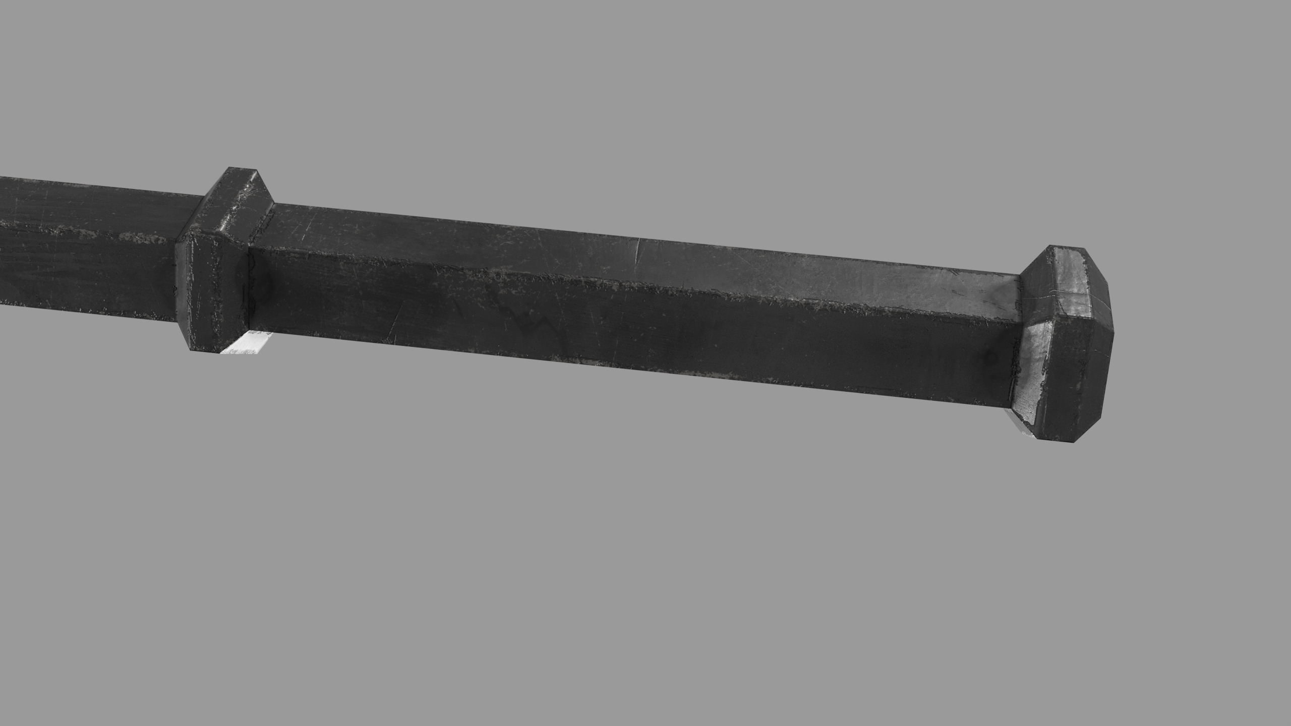 Morning star- PBR Game Ready model Low-poly 3D model_5