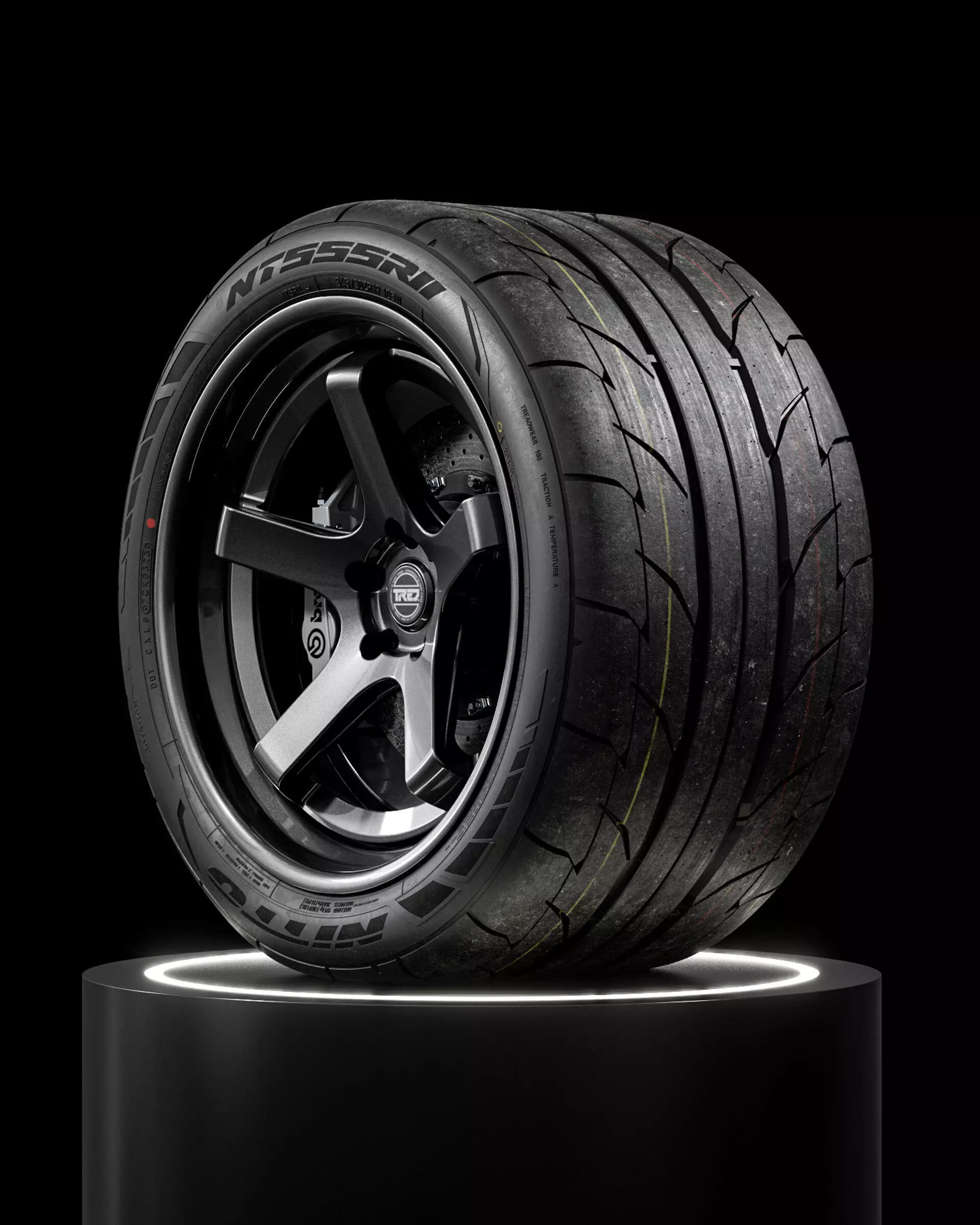 Nitto NT555 R2 345 30 R19 105W 3D model