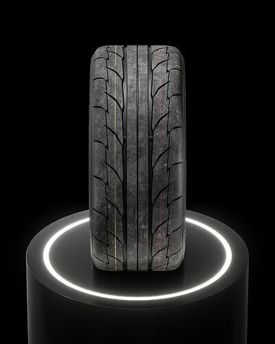 Nitto NT555 R2 275 40 R19 101W 3D model 7