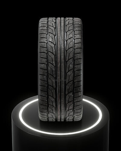 Nitto NT555 G2 295 30 ZR22 103W XL 3D model 7