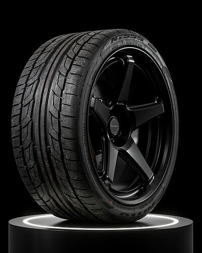 Nitto NT555 G2 295 30 ZR22 103W XL 3D model 6