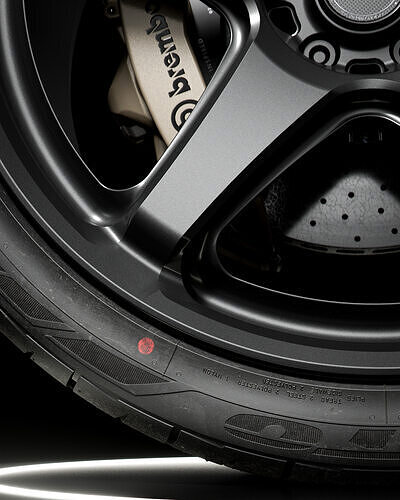 Nitto NT555 G2 295 30 ZR22 103W XL 3D model 4
