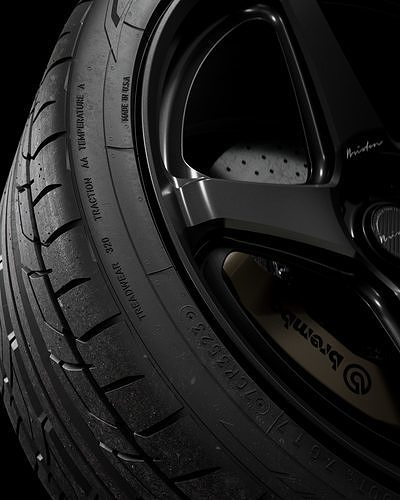 Nitto NT555 G2 295 30 ZR22 103W XL 3D model 2