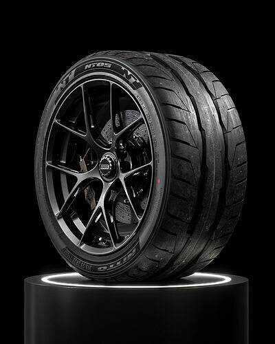 Nitto NT05 315 35 ZR20 110W XL 3D model