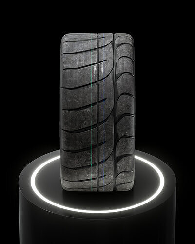 Nitto NT01 315 30 ZR20 101Y 3D model 7