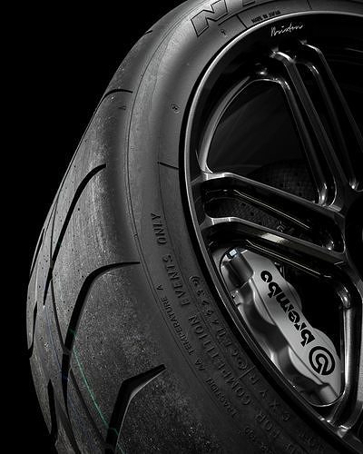 Nitto NT01 315 30 ZR20 101Y 3D model 2