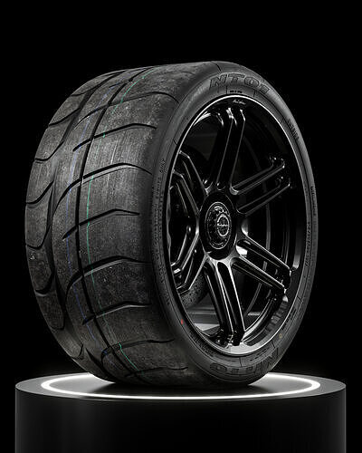 Nitto NT01 315 30 ZR20 101Y 3D model 6
