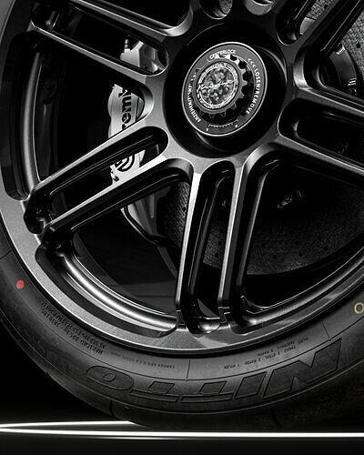 Nitto NT01 315 30 ZR20 101Y 3D model 4