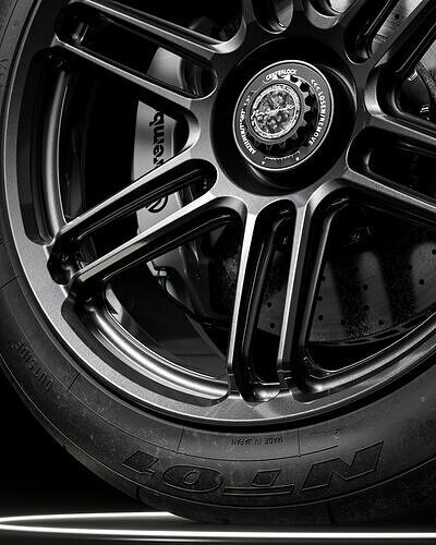 Nitto NT01 255 40 ZR20 3D model 4