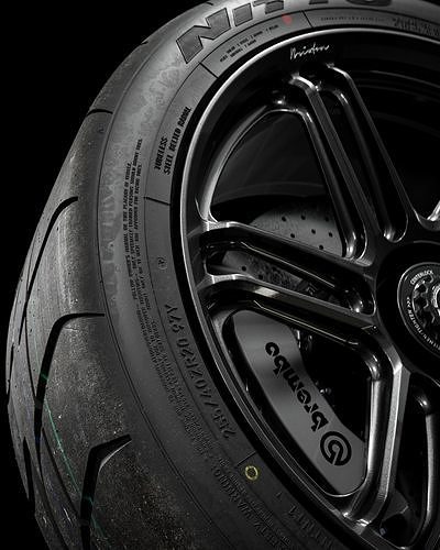 Nitto NT01 255 40 ZR20 3D model 2