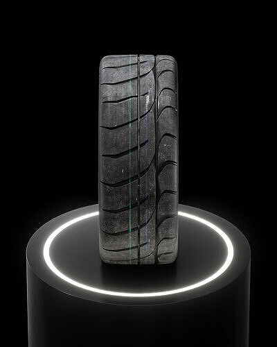 Nitto NT01 235 30 ZR19 87Y 3D model 7