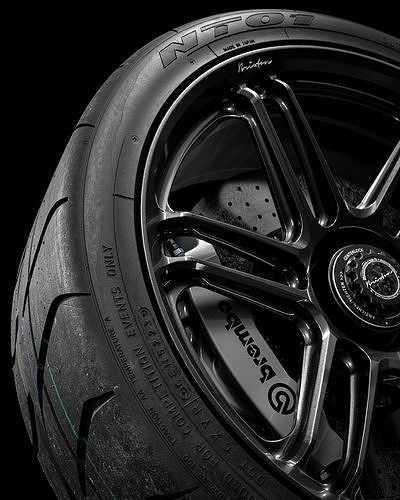 Nitto NT01 235 30 ZR19 87Y 3D model 2