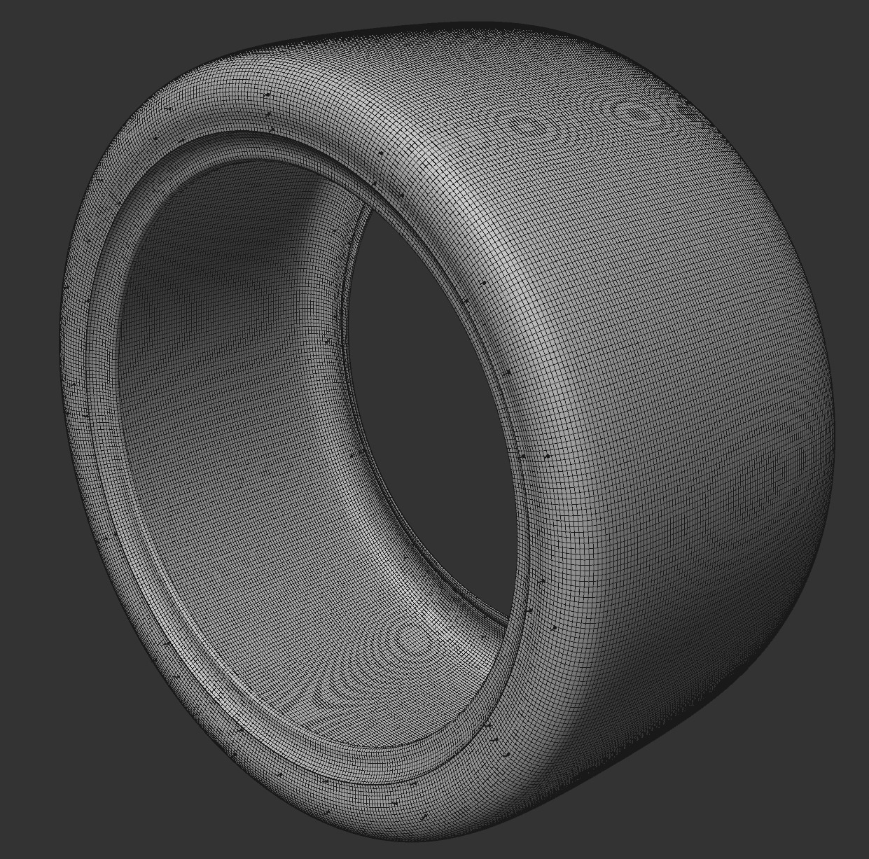 Nitto Invo 305 30 ZR19 Painted 3D model_10