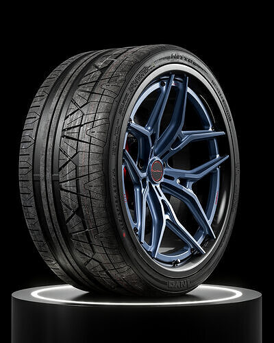 Nitto Invo 295 25 R22 97W 3D model 6