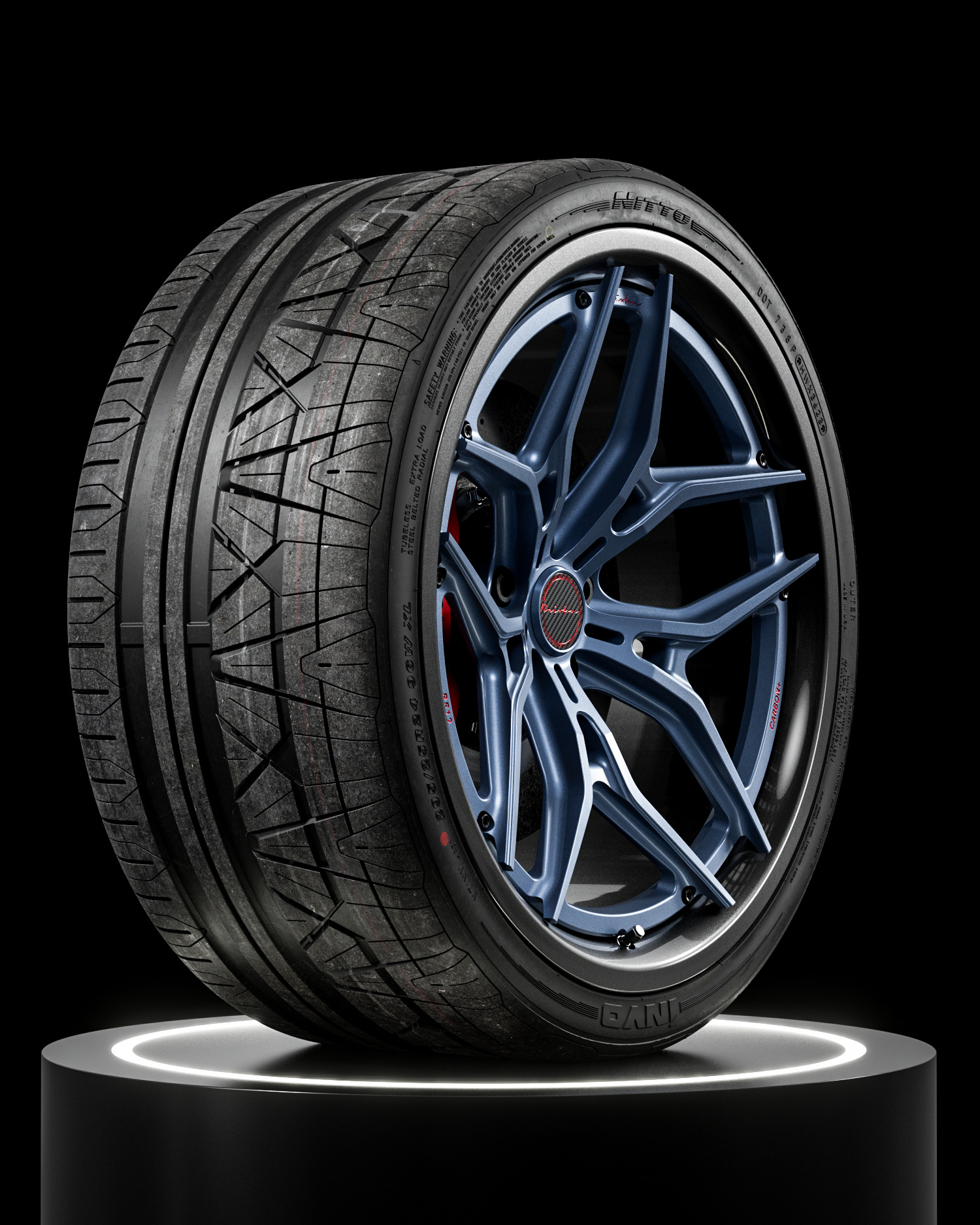 Nitto Invo 295 25 R22 97W 3D model_5