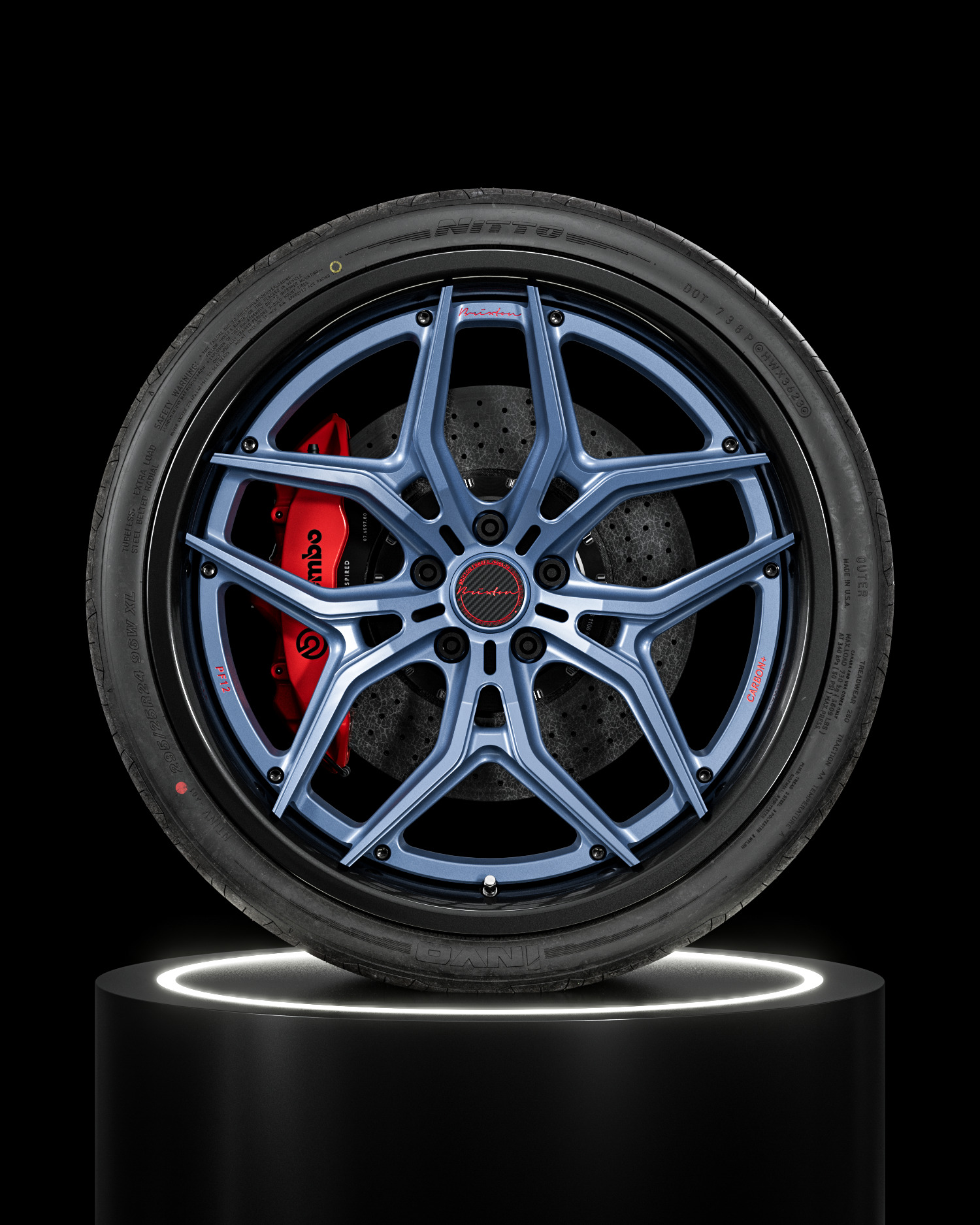 Nitto Invo 295 25 R22 97W 3D model_7