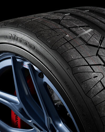 Nitto Invo 295 25 R22 97W 3D model 3