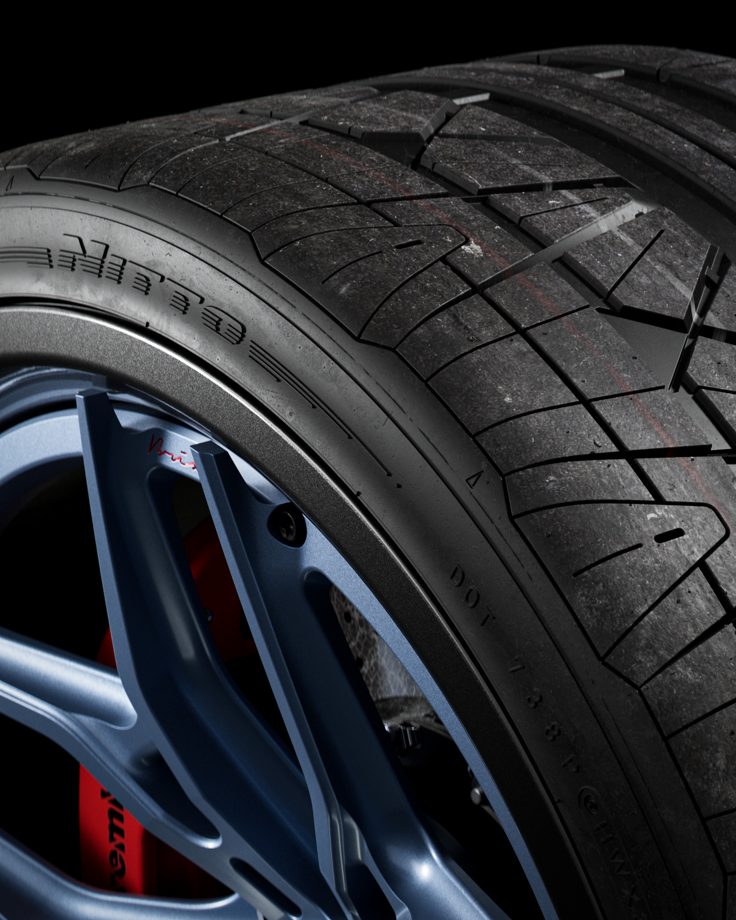 Nitto Invo 295 25 R22 97W 3D model_2