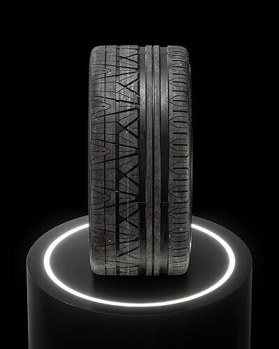 Nitto Invo 295 25 R22 97W 3D model 7