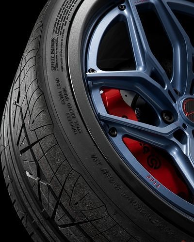 Nitto Invo 295 25 R22 97W 3D model 2